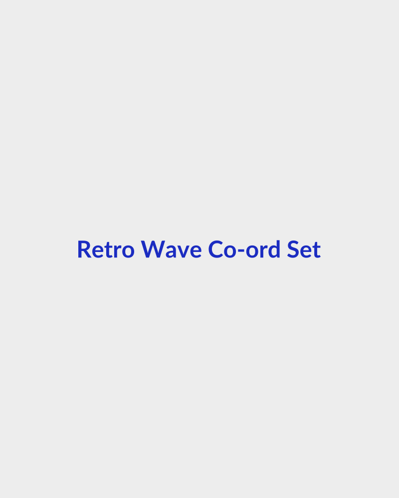 Retro Wave Co-ord Set