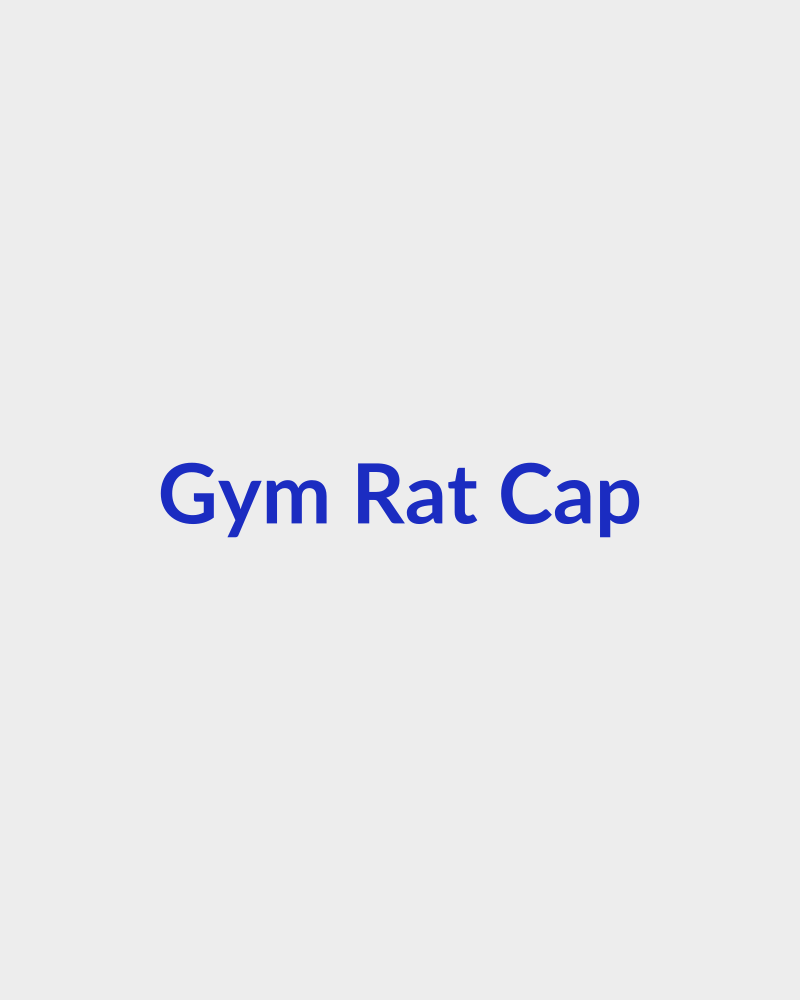 Gym Rat Cap