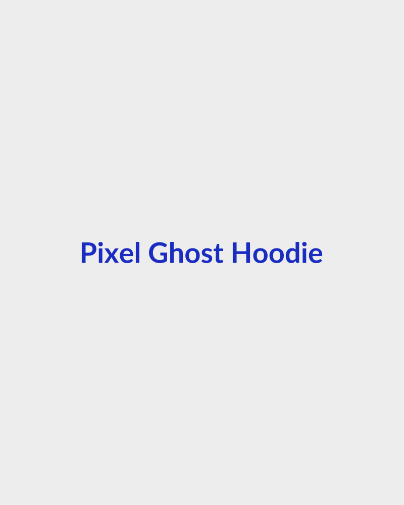 Pixel Ghost Hoodie