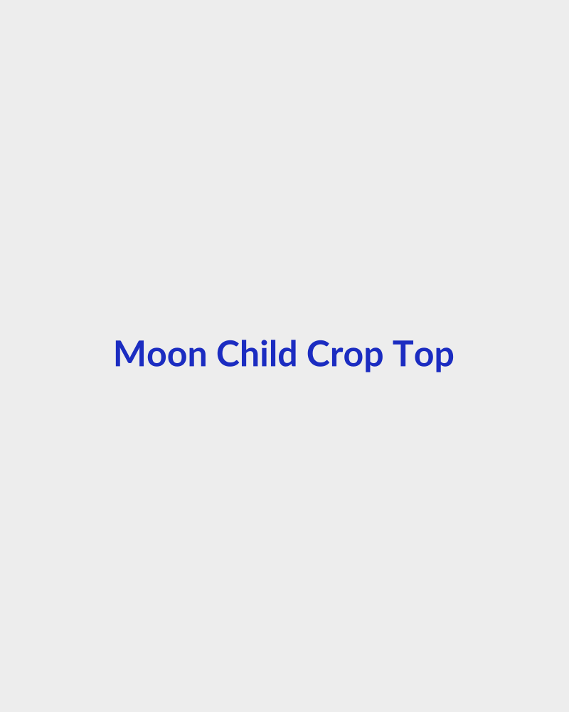 Moon Child Crop Top